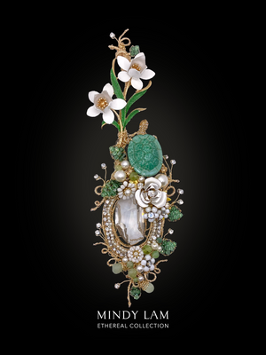Ethereal Collection Lapel Pin - Symphony of the White Garden