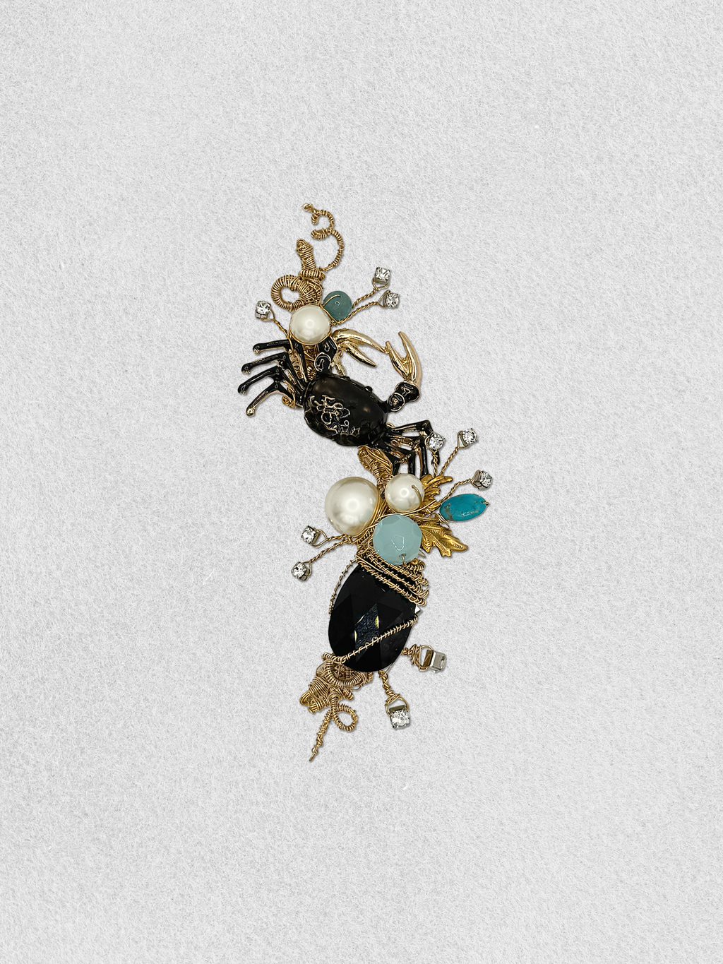 Men's Lapel Pin - Dancing Crustacean (Mini) – Mindy Lam Jewelry