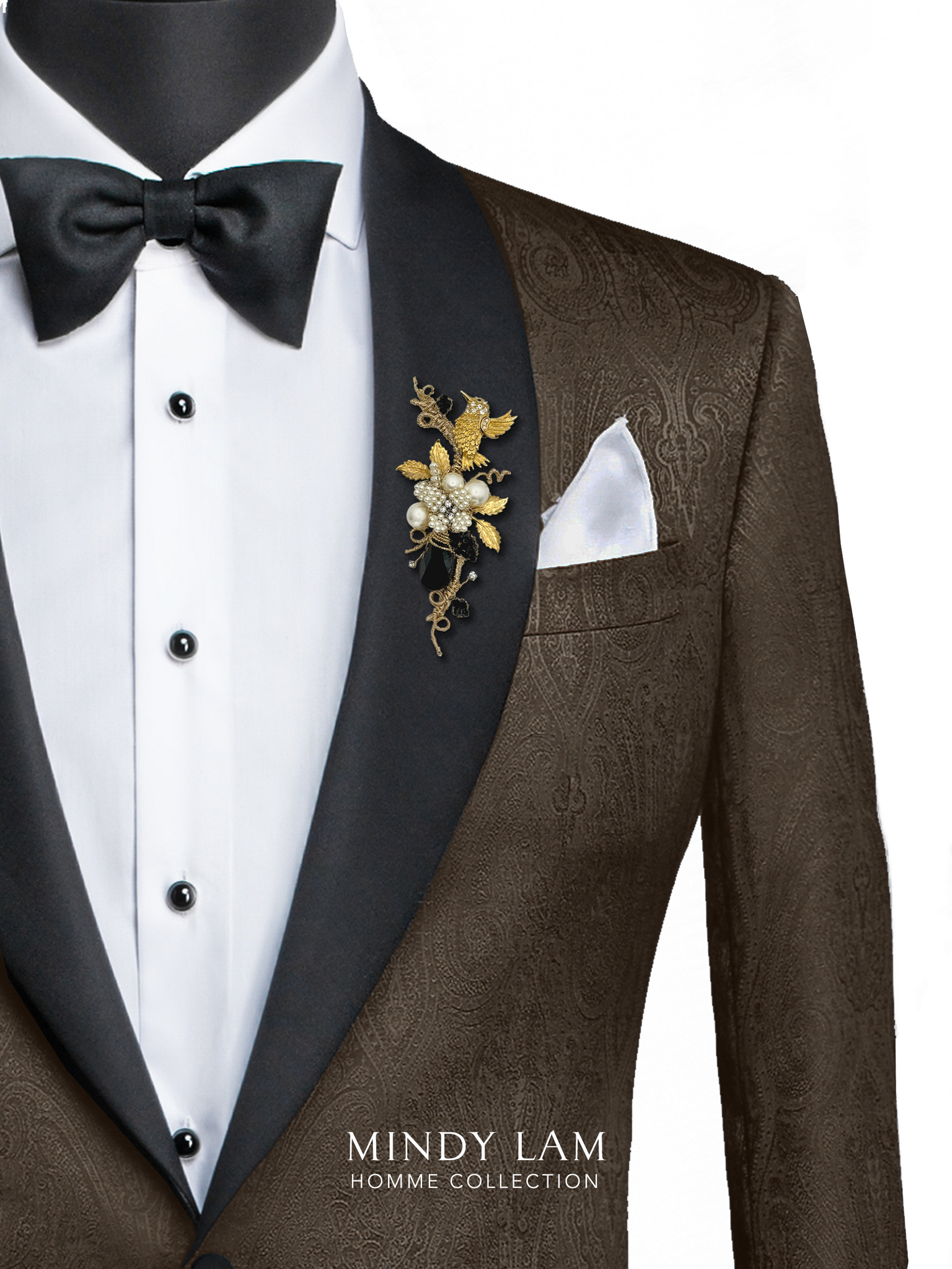 Men's Lapel Pin - Grace of the Songbird