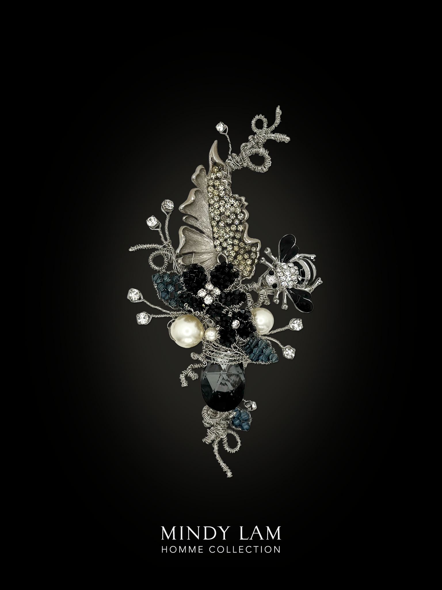 Men's Lapel Pin - Whimsy of the Moonlit Forest