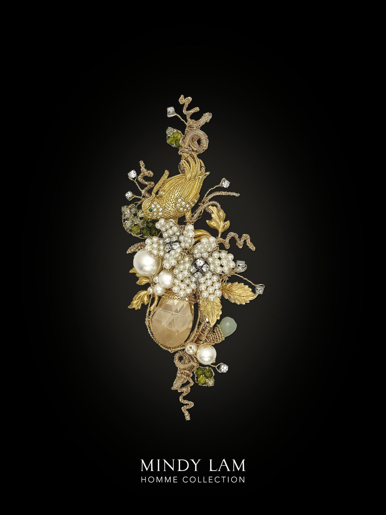 Men's Lapel Pin - Sweet Chickadee