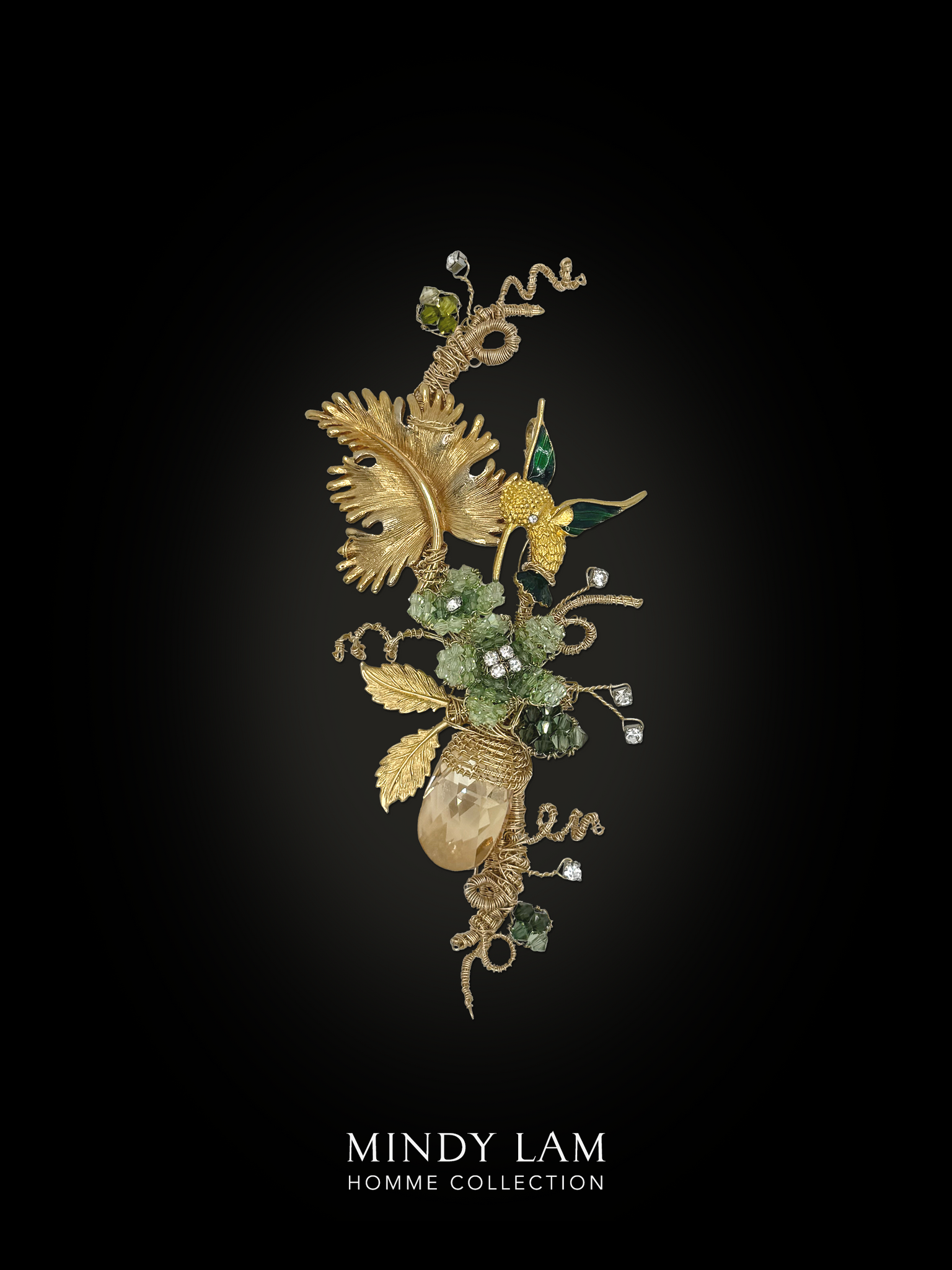 Men's Lapel Pin - Humming in Bliss