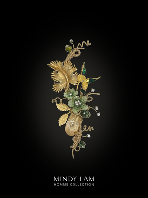 Men's Lapel Pin - Humming in Bliss
