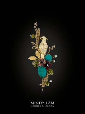 Men's Lapel Pin - Charm of the Rainforest