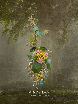 Ethereal Collection Lapel Pin - Turquoise Grove