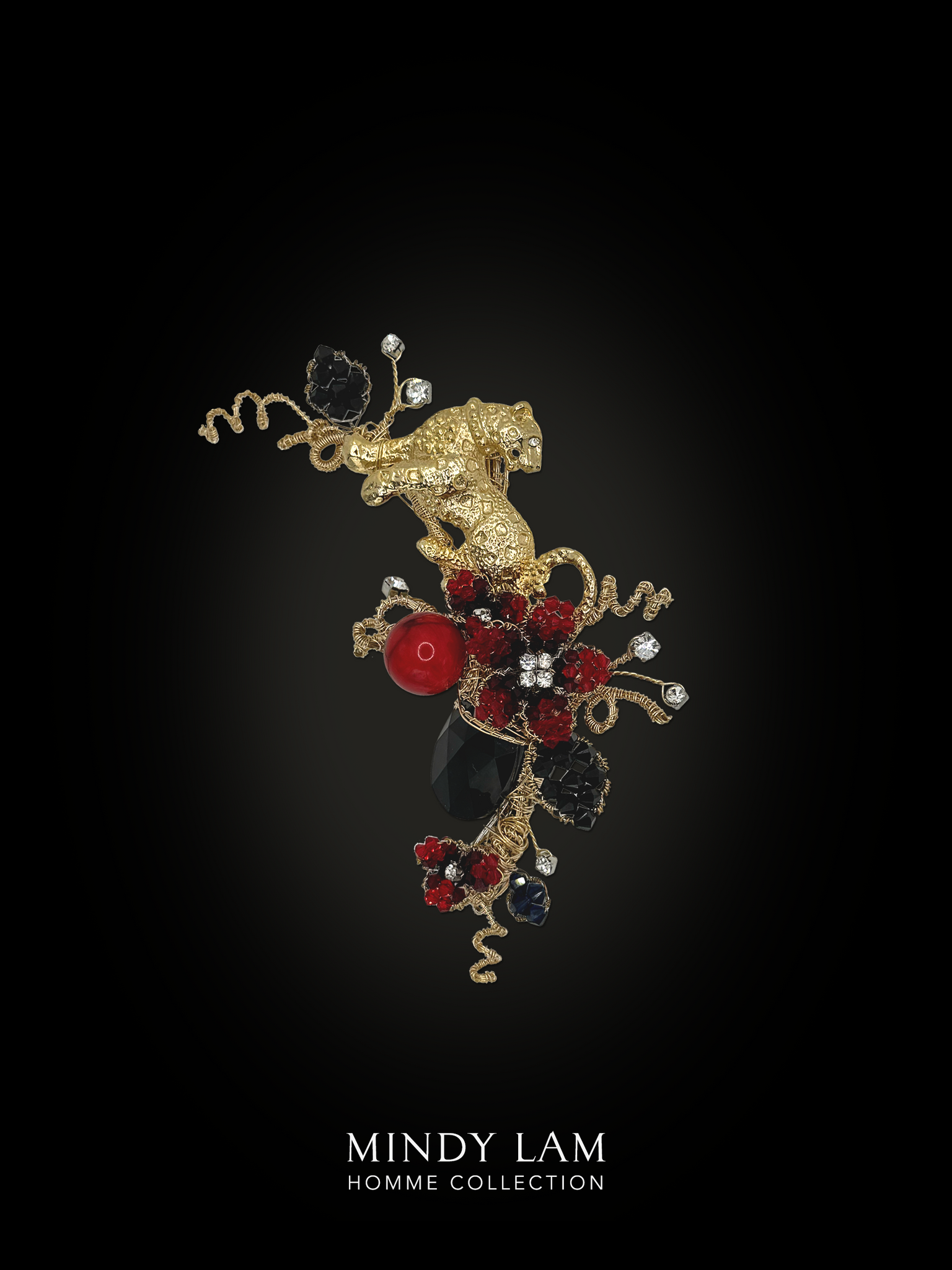 Men's Lapel Pin - Roaring Rosettes