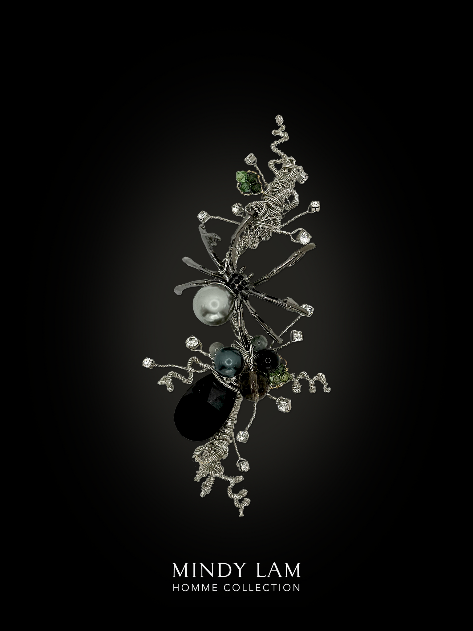 Men's Lapel Pin - Webs of Elegance