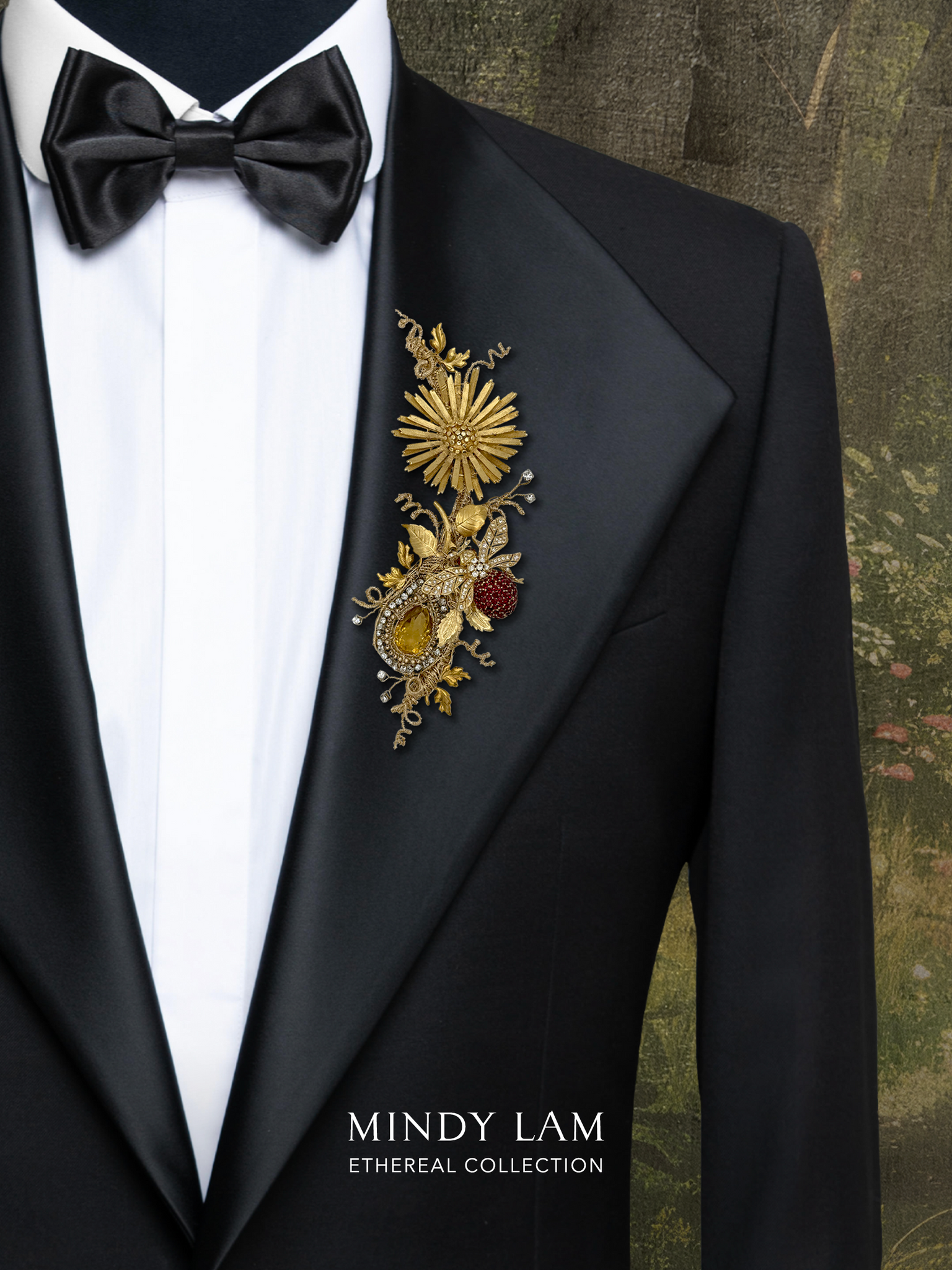 Ethereal Collection Lapel Pin - The Meadow’s Quiet Crown