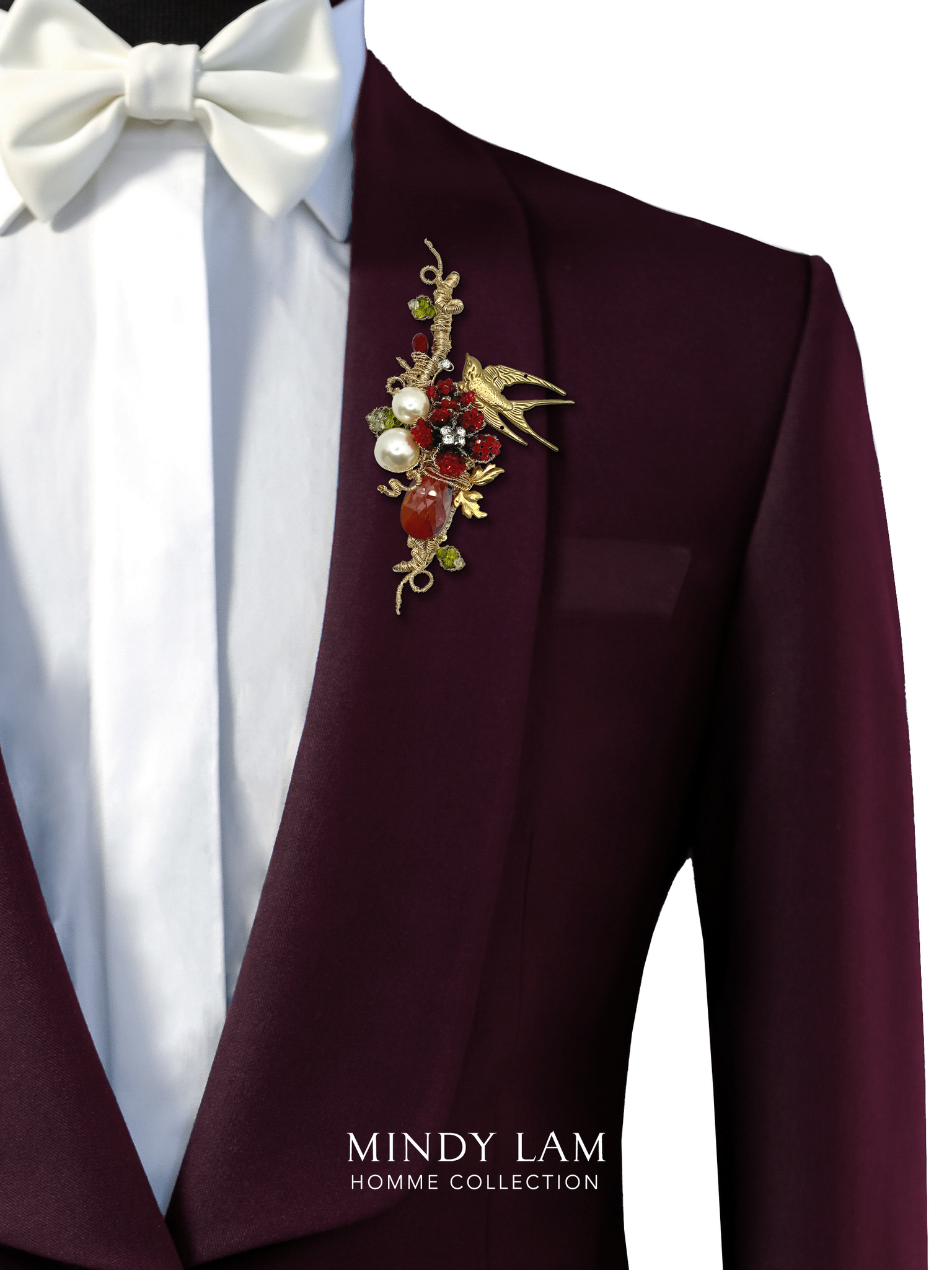 Men's Lapel Pin - Flight of Passion