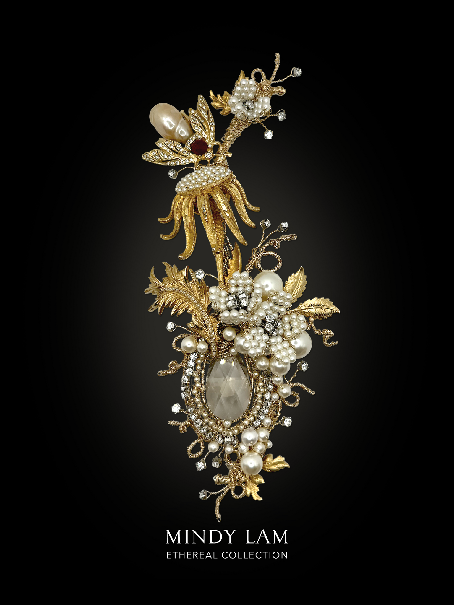 Ethereal Collection Lapel Pin - Enchanted in Gold