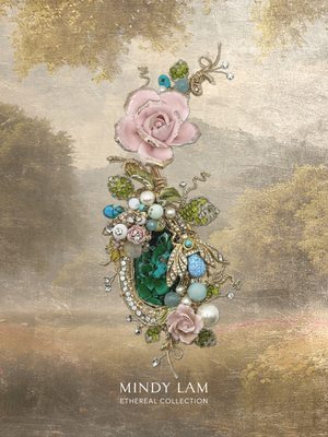 Ethereal Collection Lapel Pin - Queen Moth of the Rose Garden