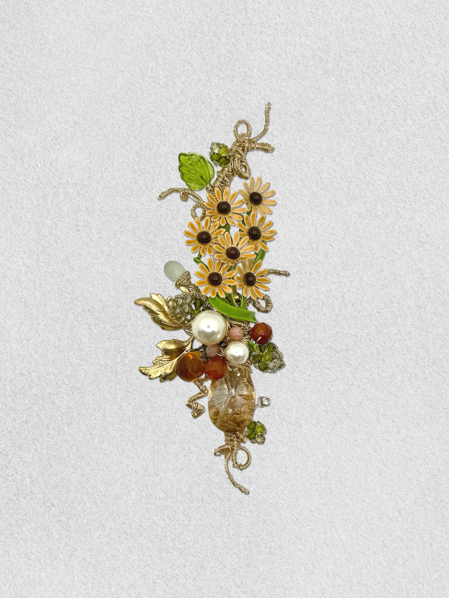 Men's Lapel Pin - Sunflower Field Dreaming