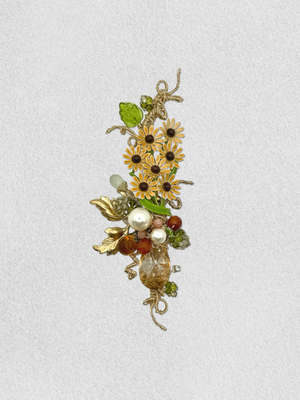 Men's Lapel Pin - Sunflower Field Dreaming