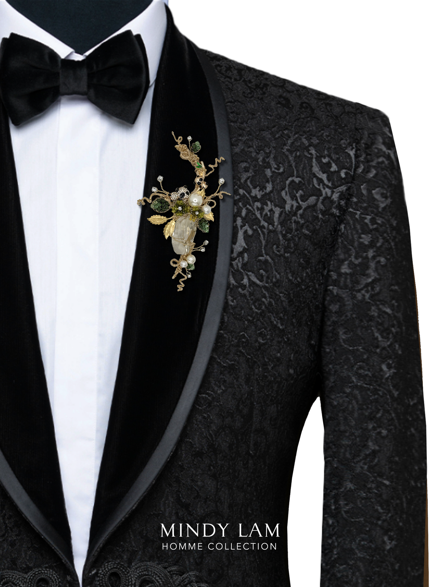Panda Panda Lapel Pin – Mindy Lam Jewelry
