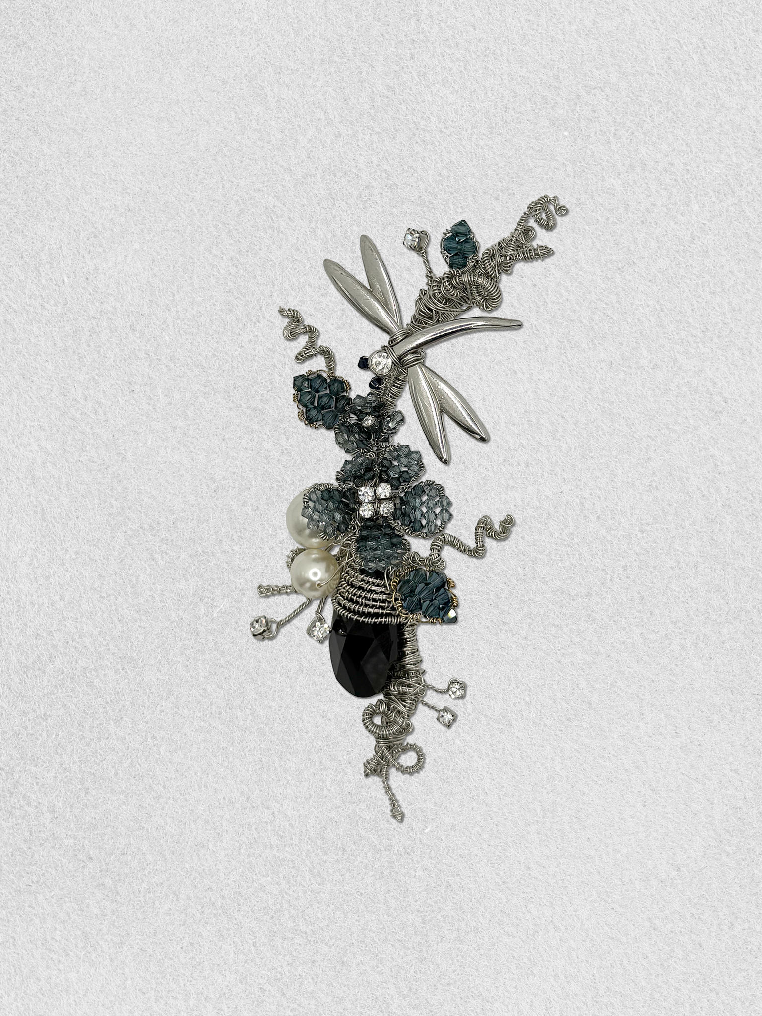 Silver Flight of the Dragonfly Lapel Pin – Mindy Lam Jewelry