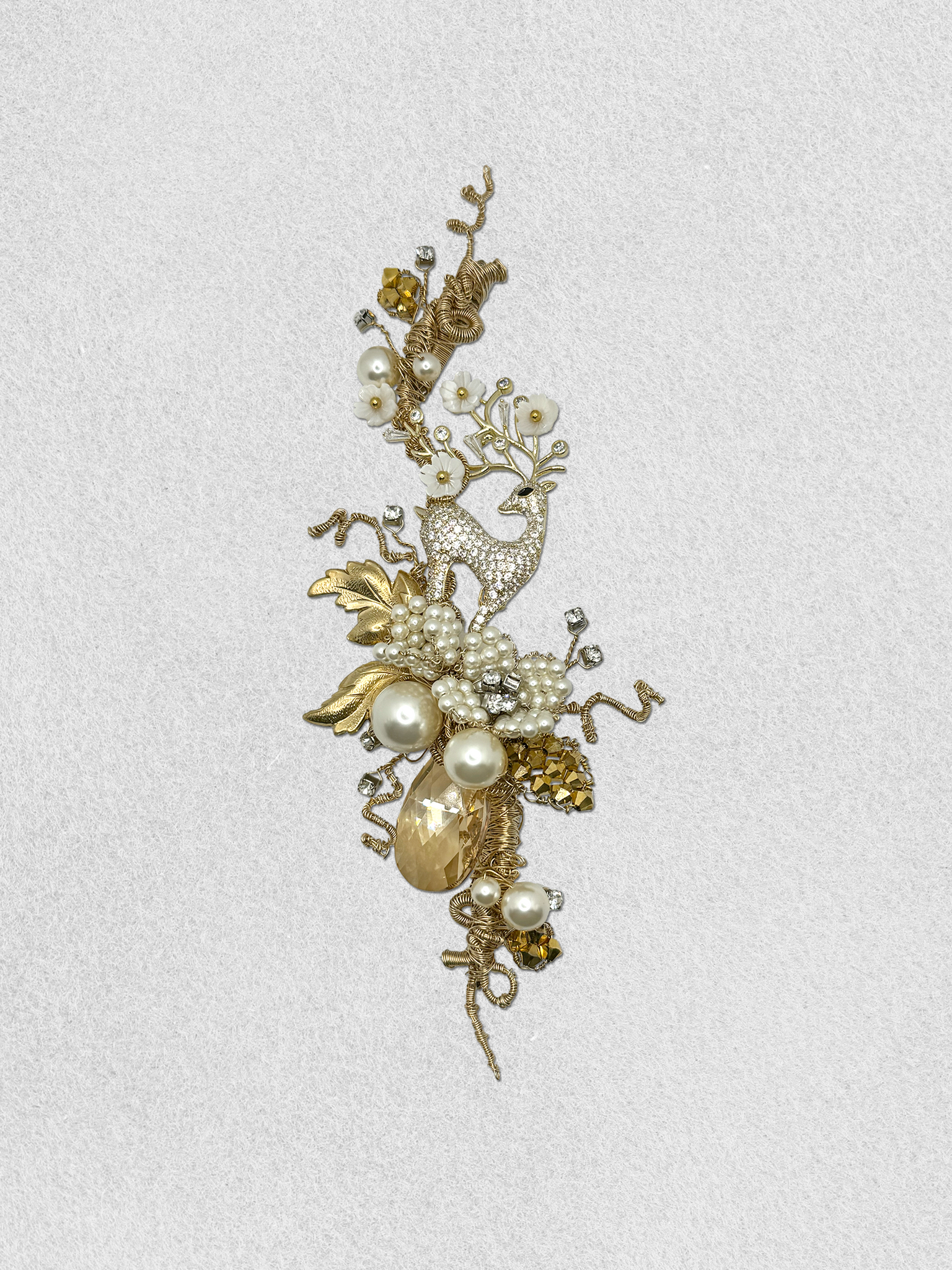 Men's Lapel Pin - First Snow in the Mountains