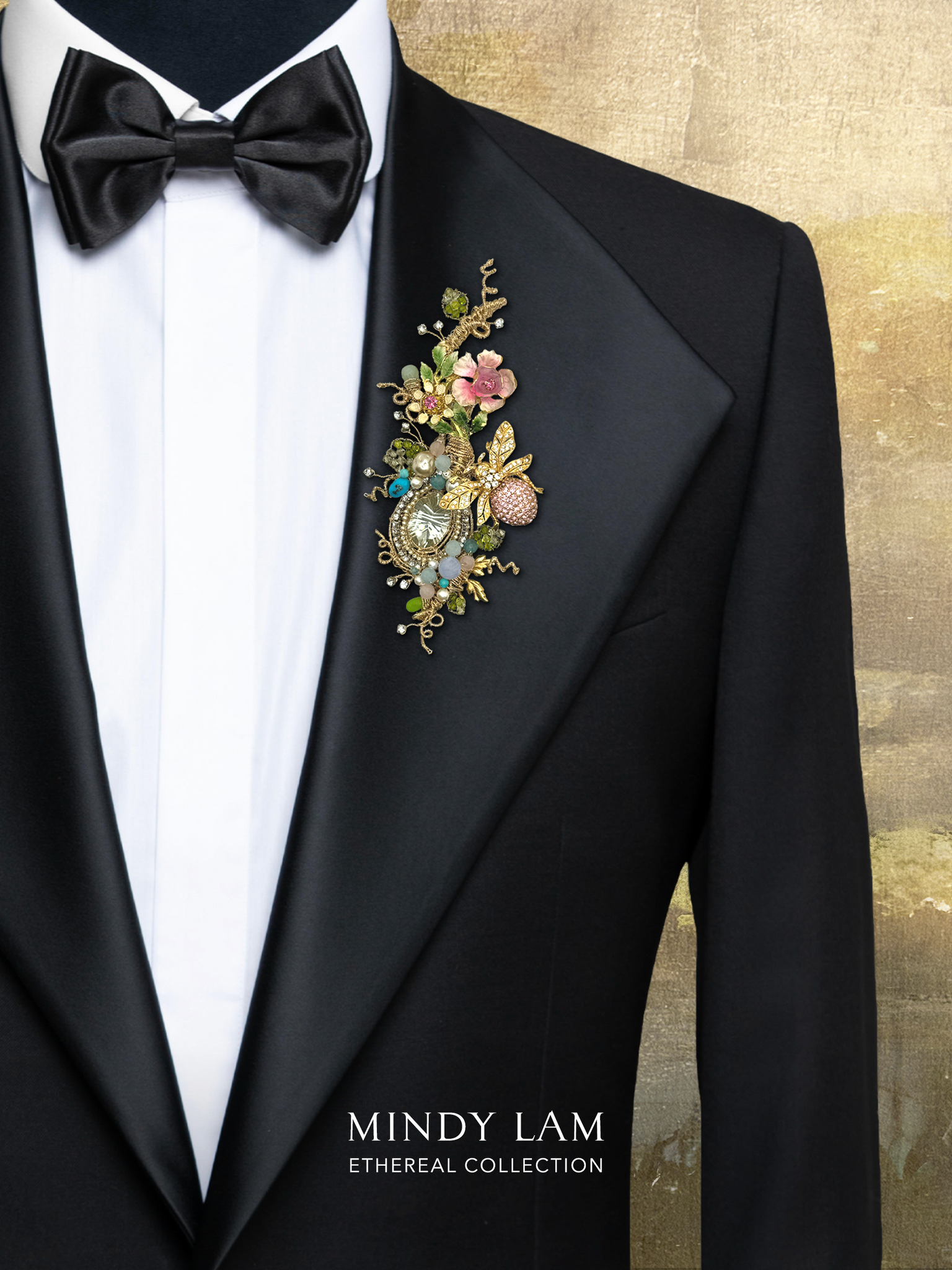 Ethereal Collection Lapel Pin - The Queen and the Last Blooms