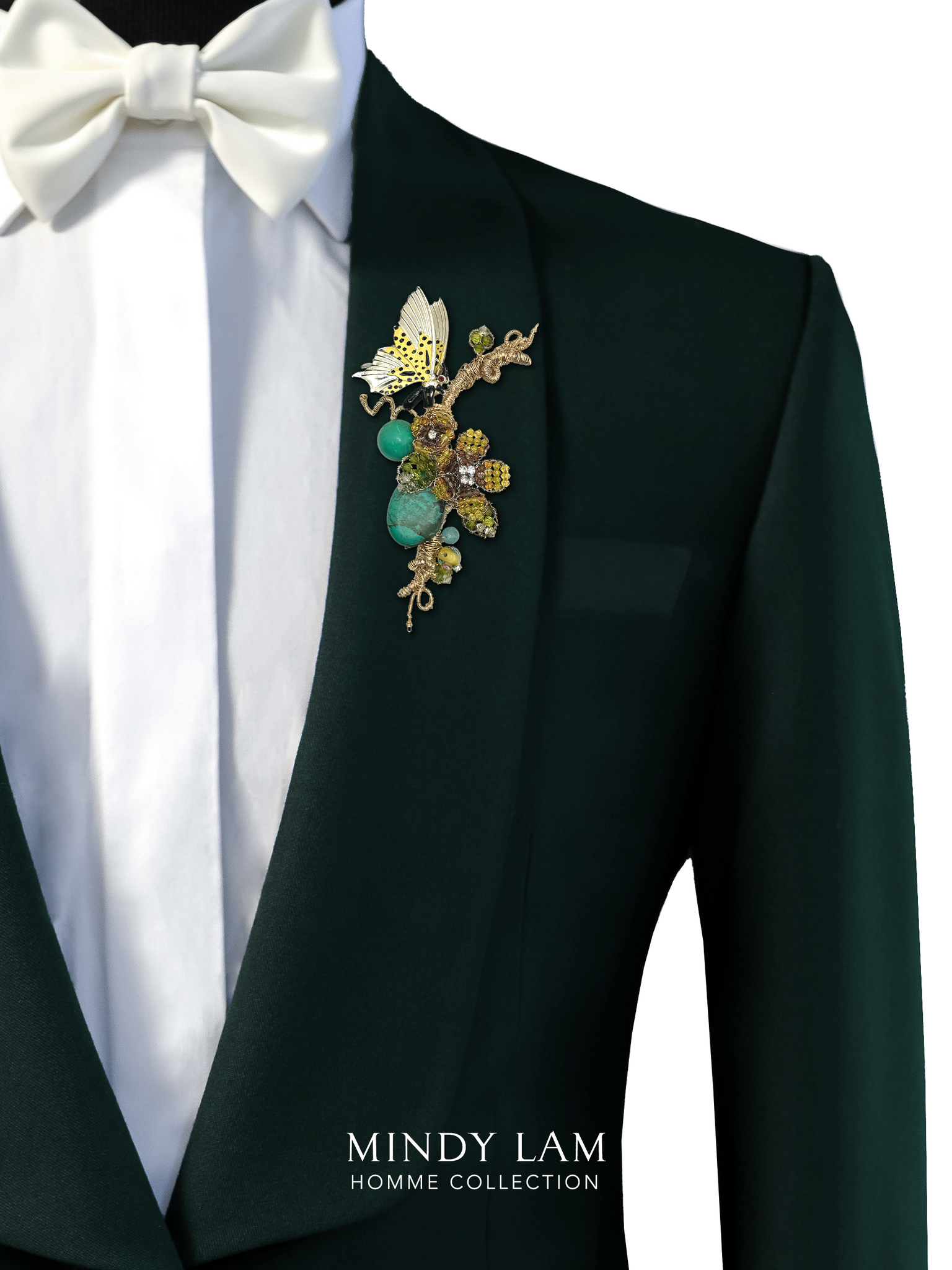 Men's Lapel Pin - Canary Flutter (Mini)