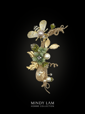 Men's Lapel Pin - Big Bumble's Garden