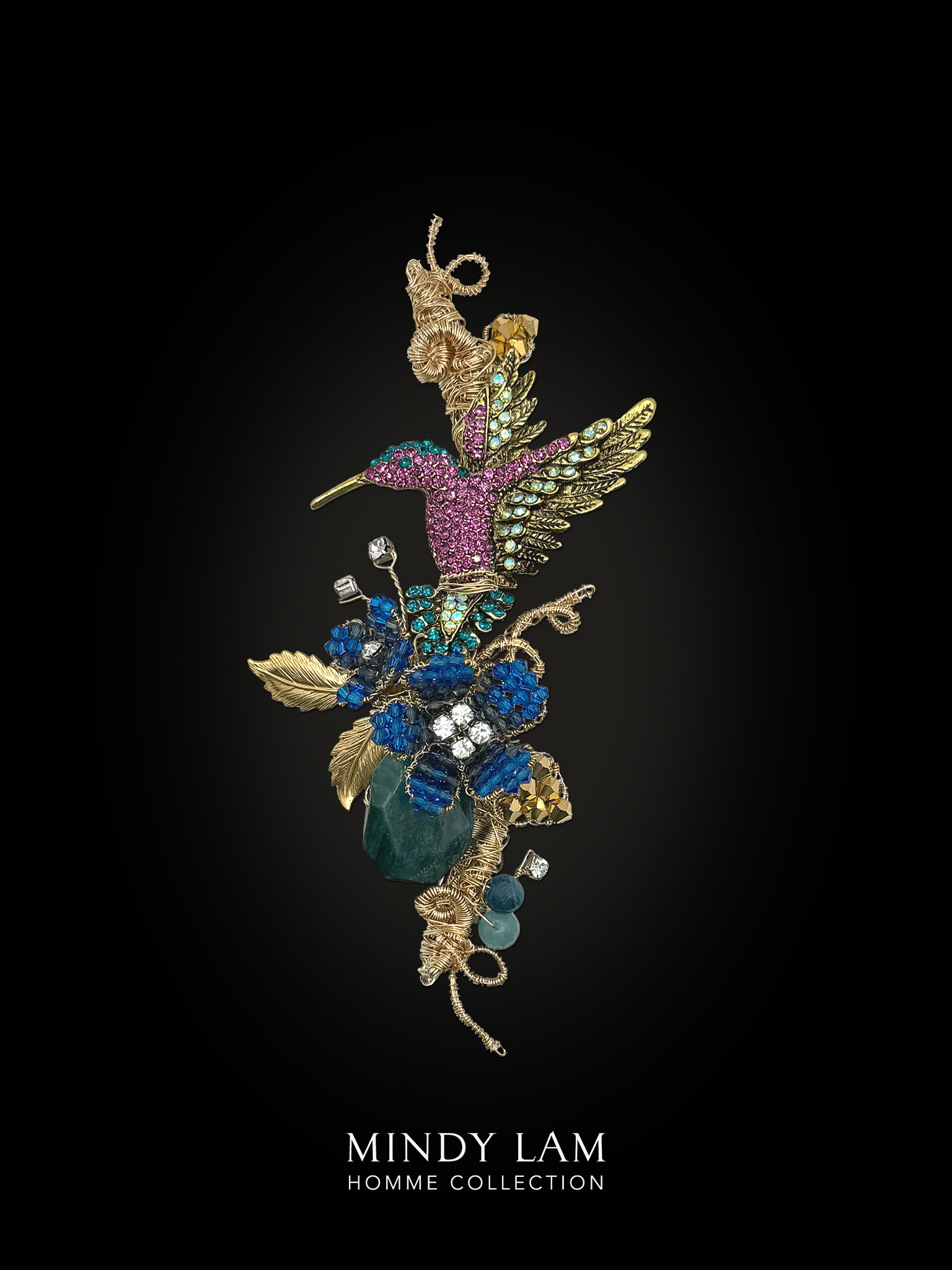 Men's Lapel Pin - Flutter of the Garden