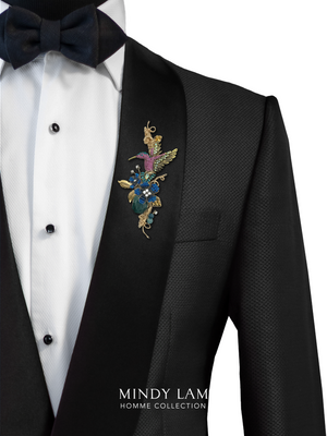 Men's Lapel Pin - Flutter of the Garden