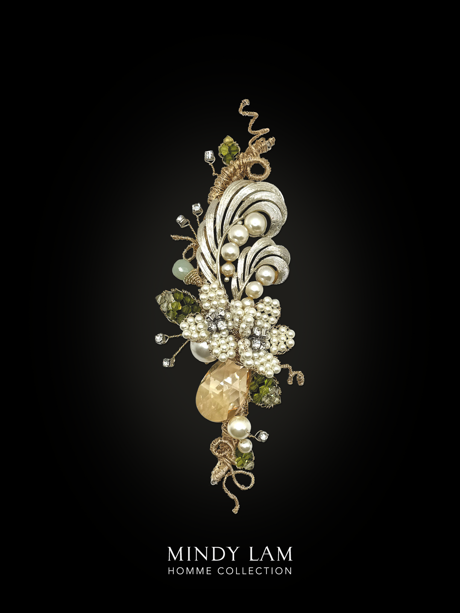 Men's Lapel Pin - Feather of Whimsy