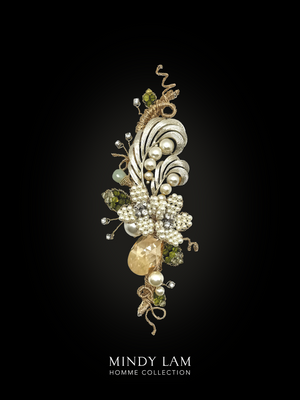 Men's Lapel Pin - Feather of Whimsy