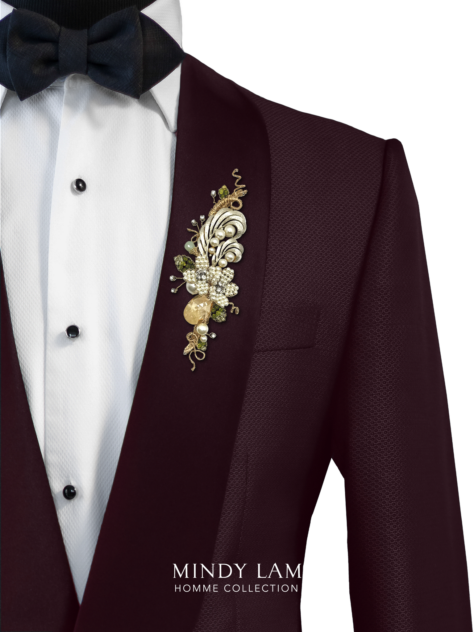 Men's Lapel Pin - Feather of Whimsy