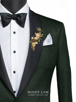 Men's Lapel Pin - Charm of the Jeweled Fox