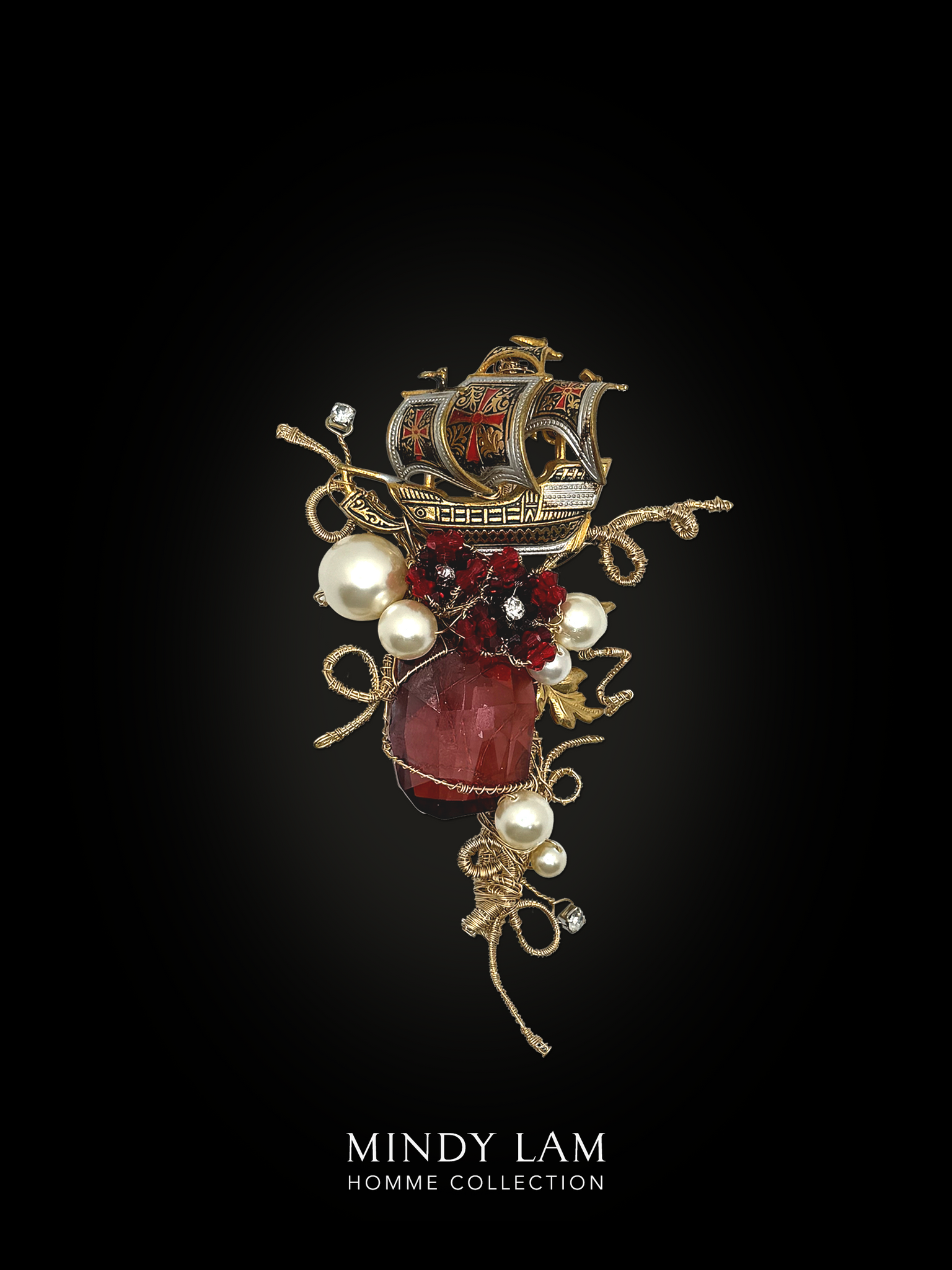 Men's Lapel Pin - Sail of Passion (Mini)