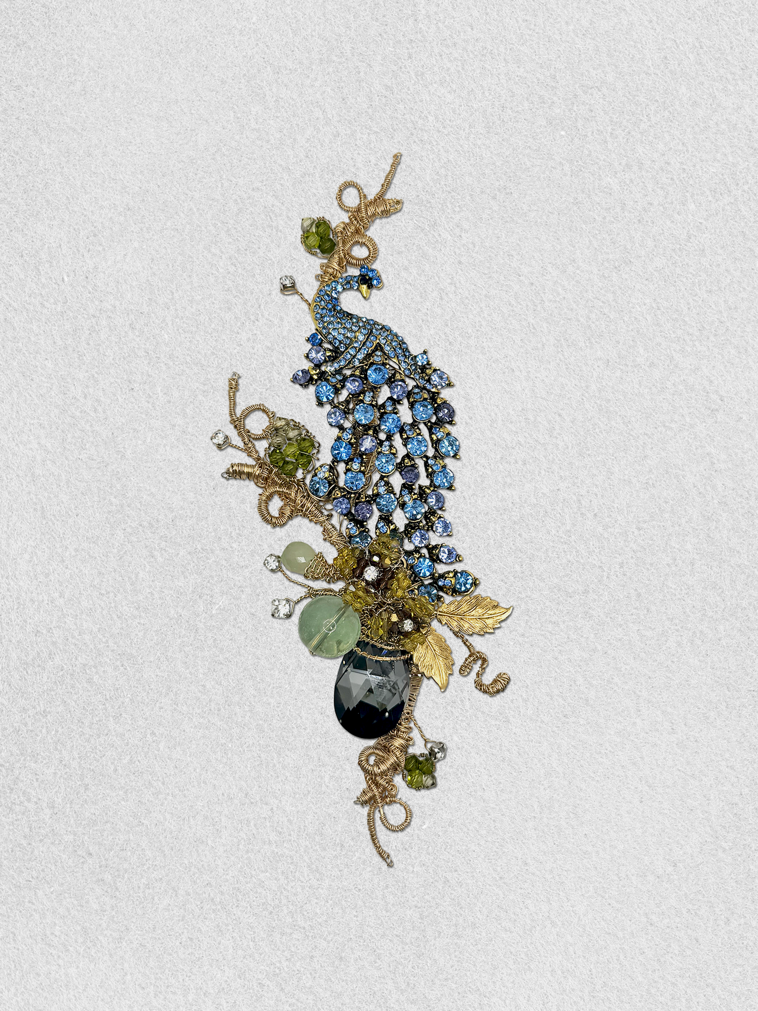 Men's Lapel Pin - Peacock of Grace