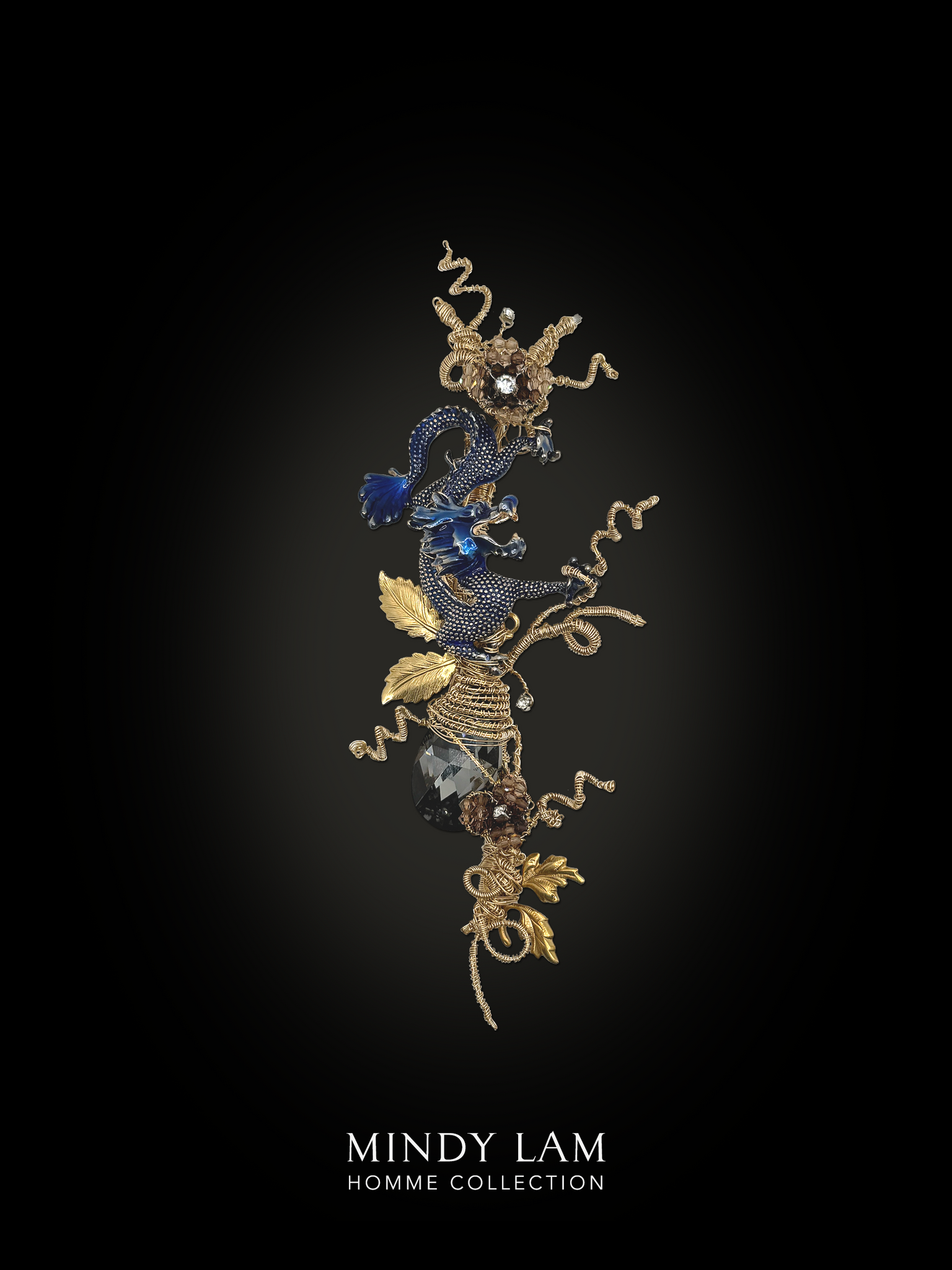 Men's Lapel Pin - Might of the Cobalt Claw