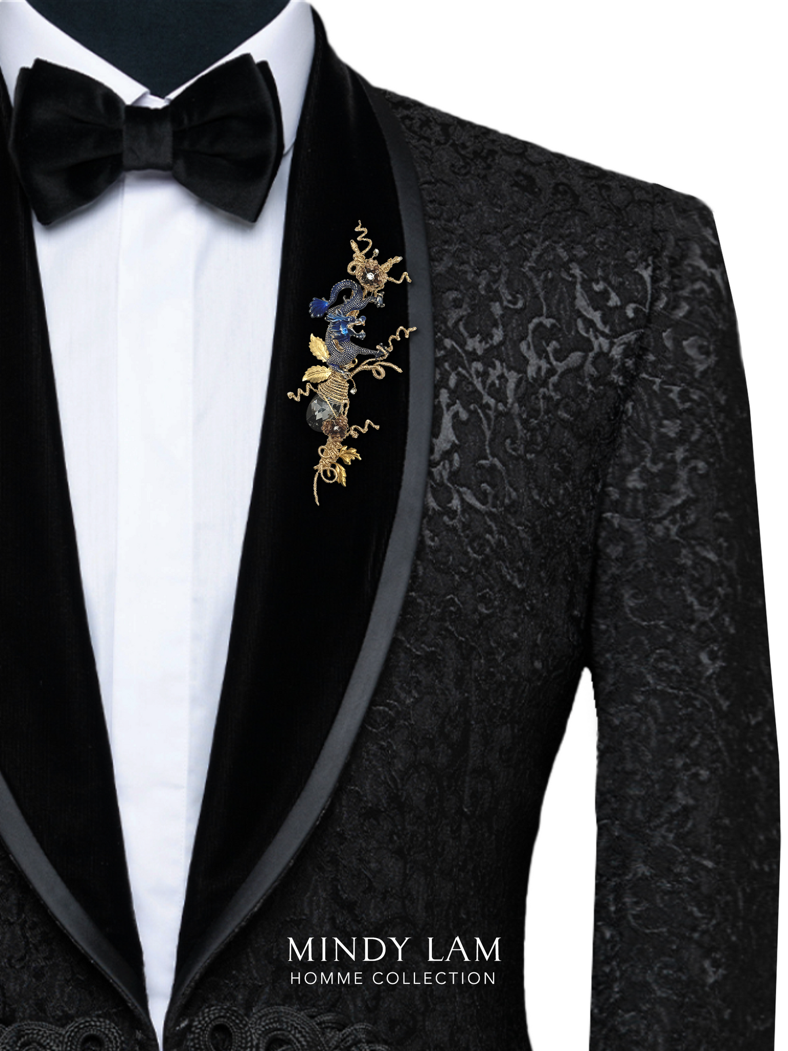 Men's Lapel Pin - Might of the Cobalt Claw