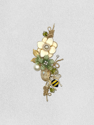 Men's Lapel Pin - Sweet Notes of the Gardenia
