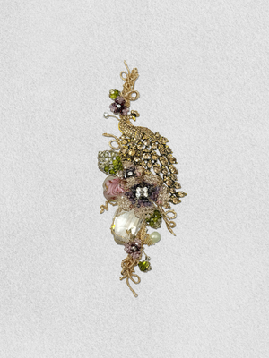 Men's Lapel Pin - Peacock of Grace