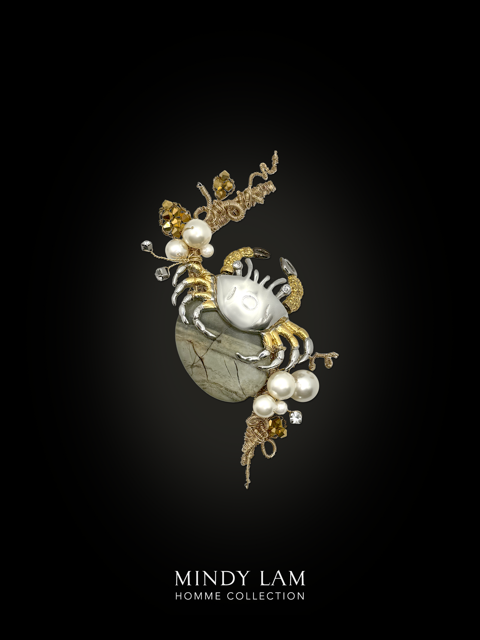Men's Lapel Pin - Claws of the Beach (Mini)