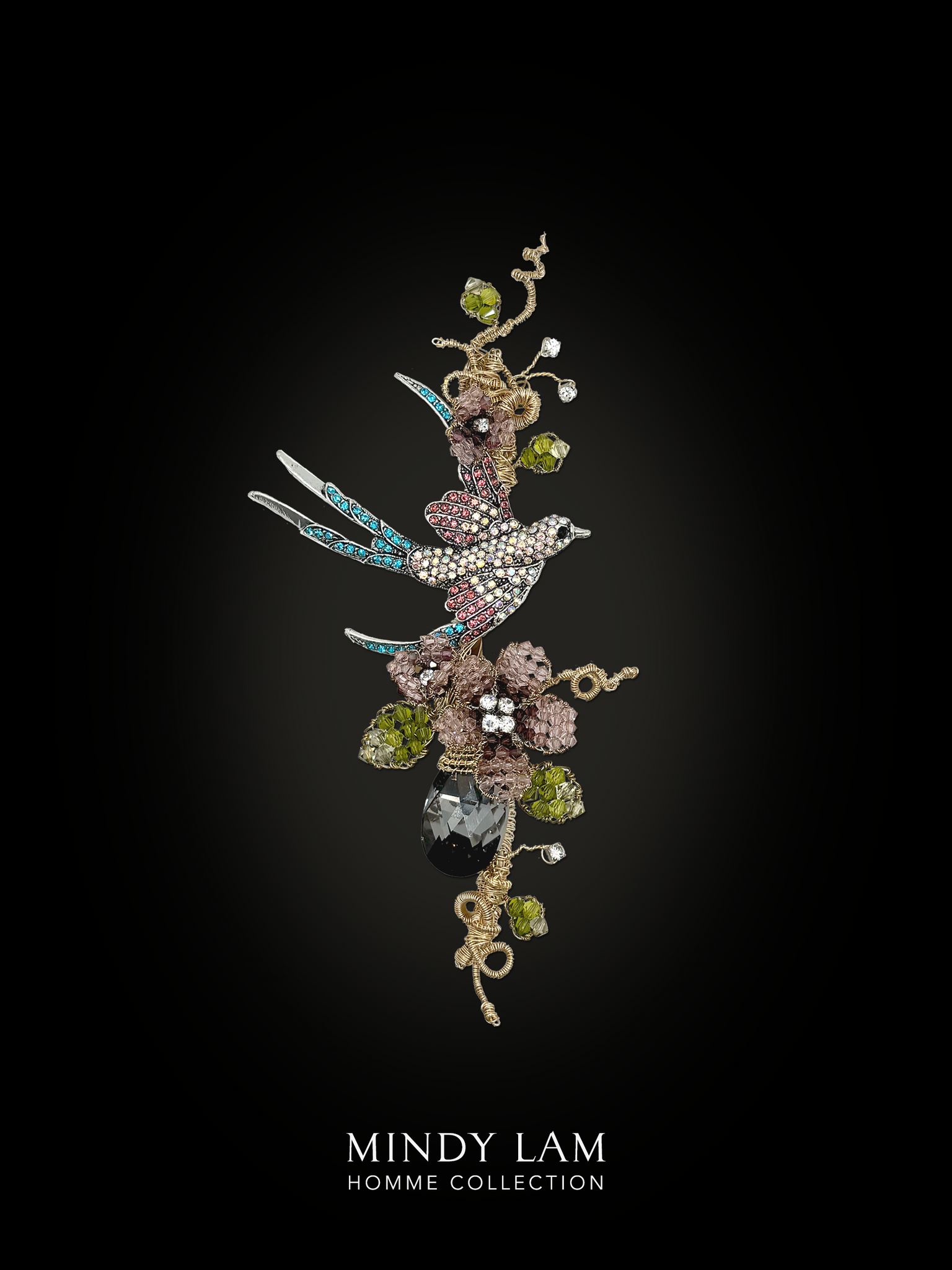 Men's Lapel Pin - Grace of the Blue Wings