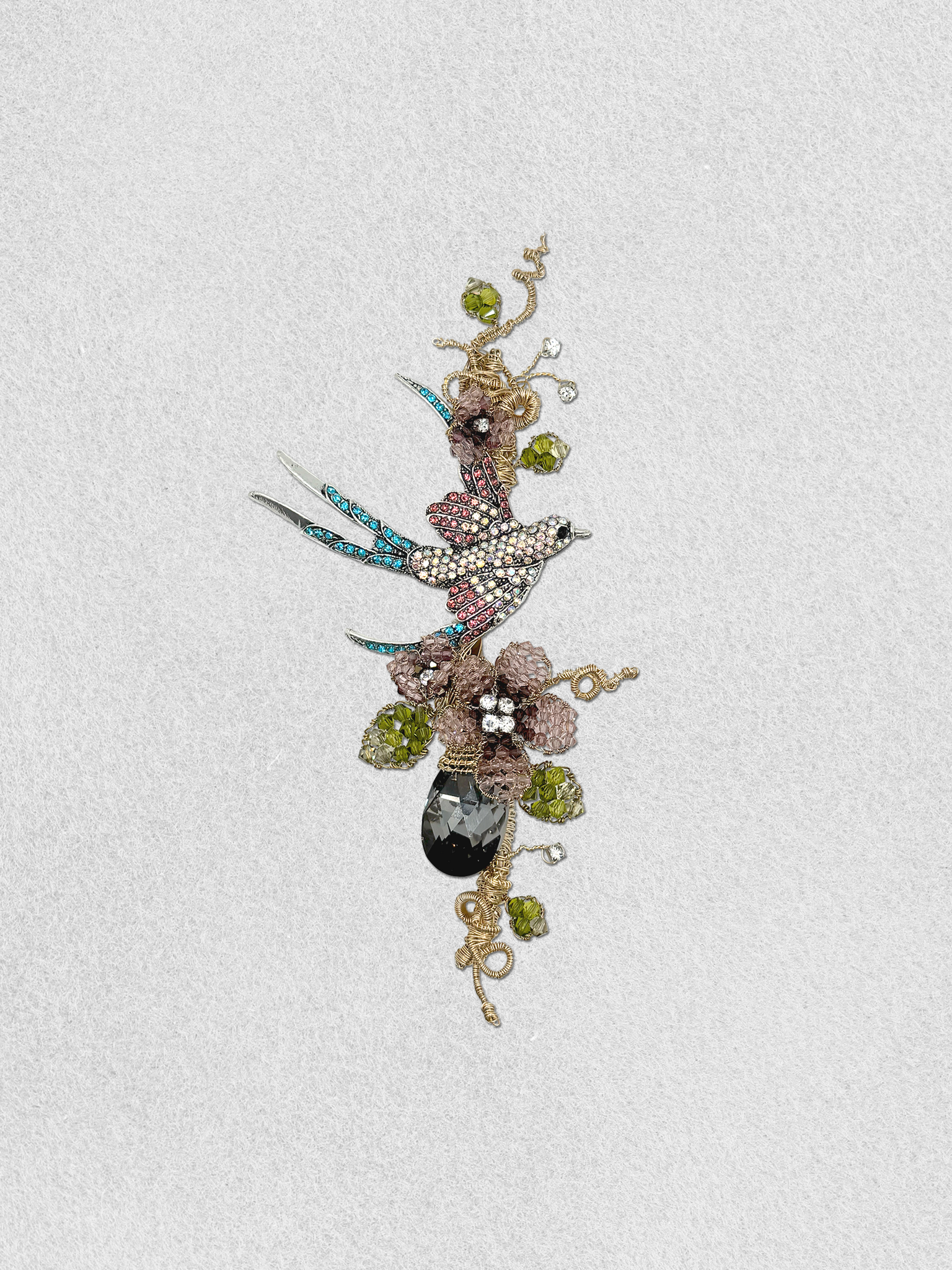 Men's Lapel Pin - Grace of the Blue Wings