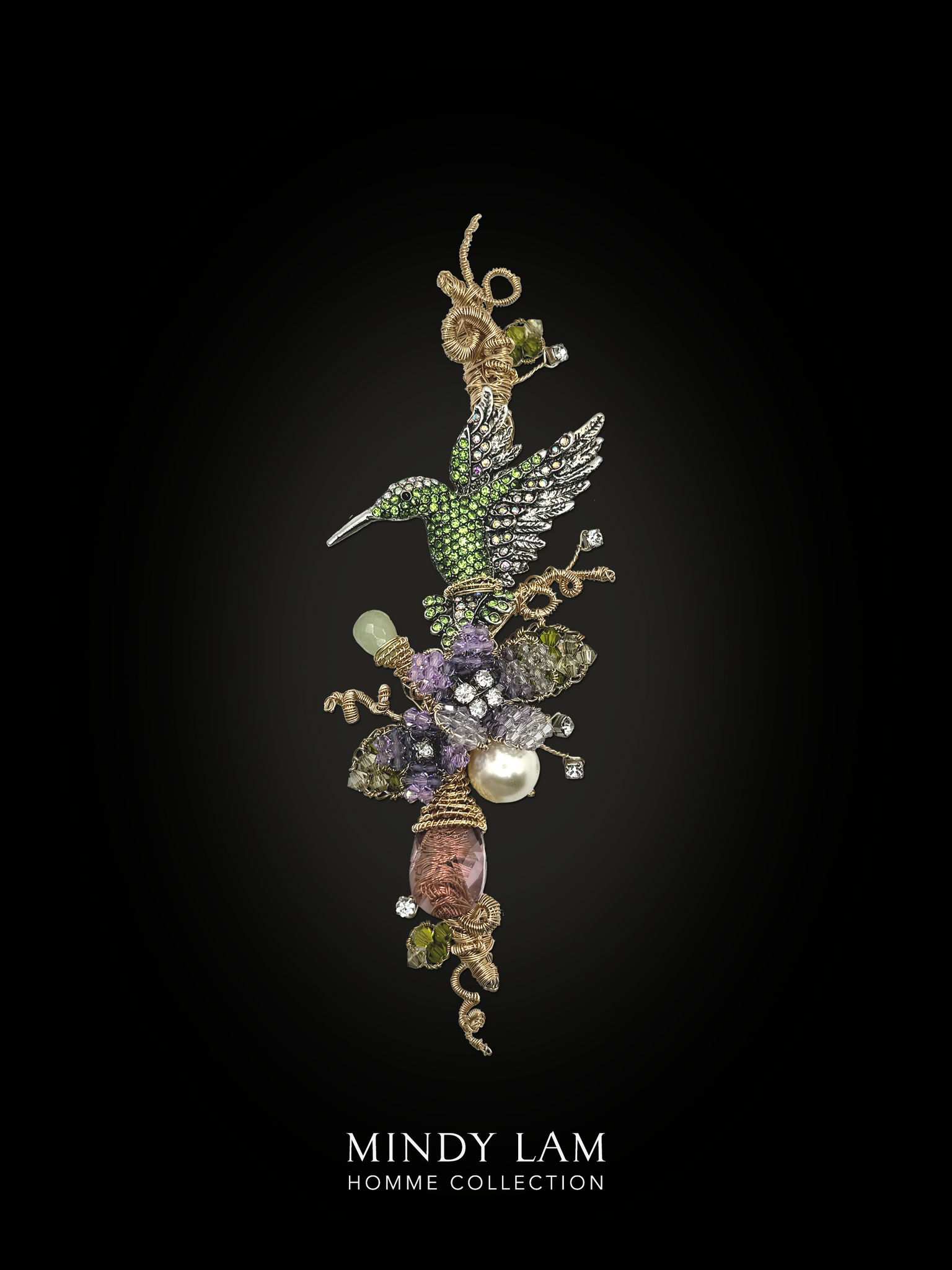 Men's Lapel Pin - Flutter of the Garden