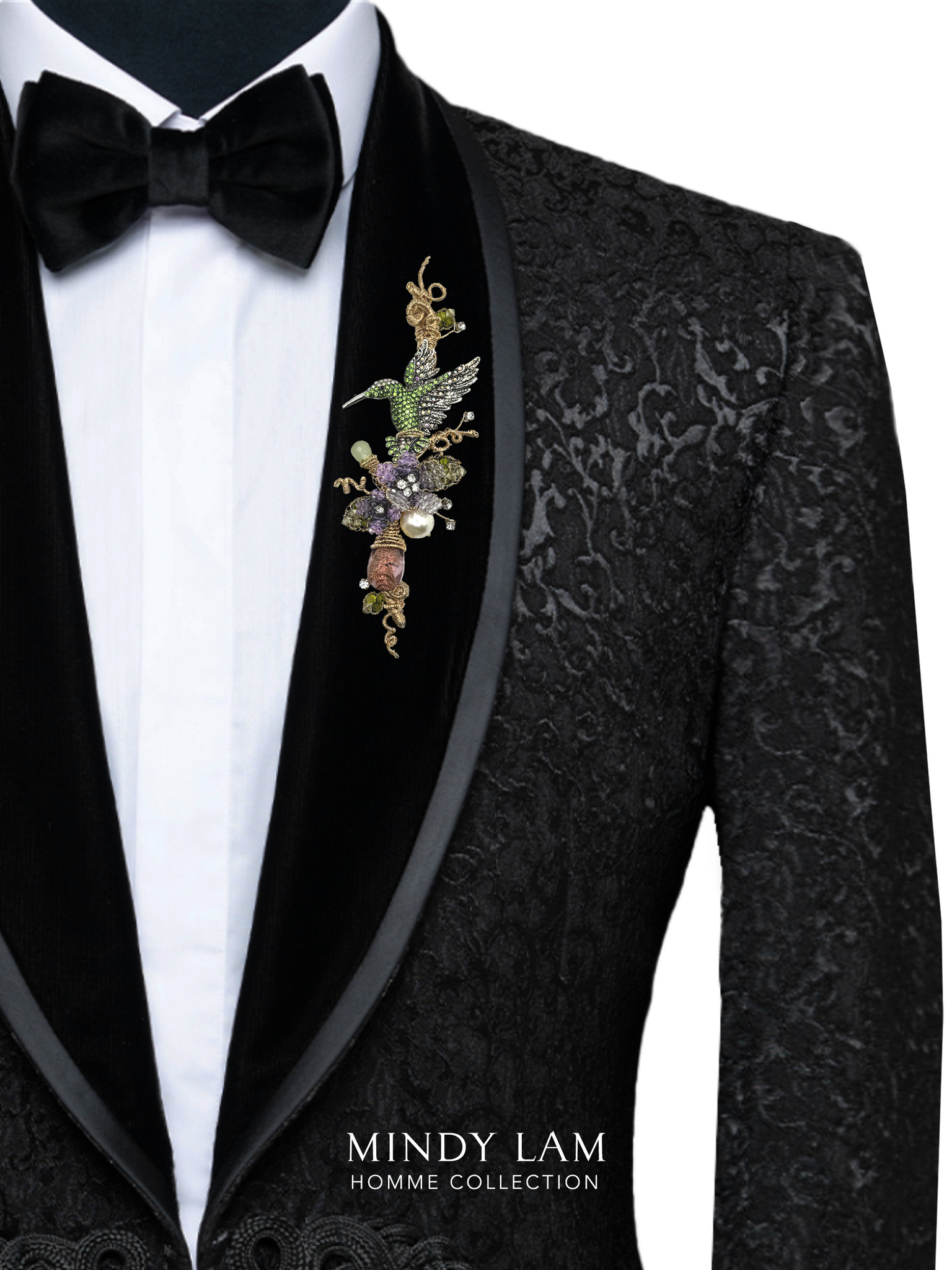 Men's Lapel Pin - Flutter of the Garden