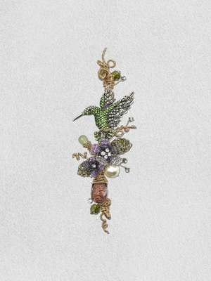 Men's Lapel Pin - Flutter of the Garden