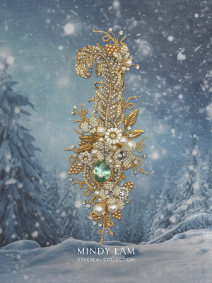 Ethereal Collection Lapel Pin - The Opulent Arrival of Winter