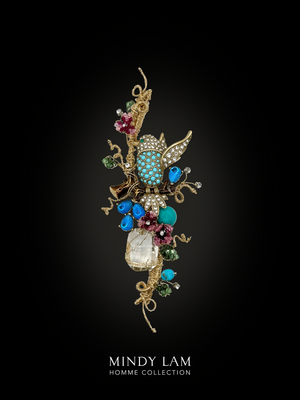 Men's Lapel Pin - Ballad of the Cherry Blossoms