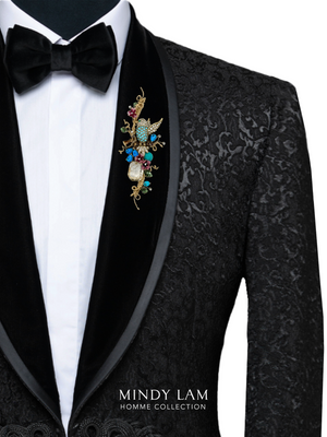 Men's Lapel Pin - Ballad of the Cherry Blossoms