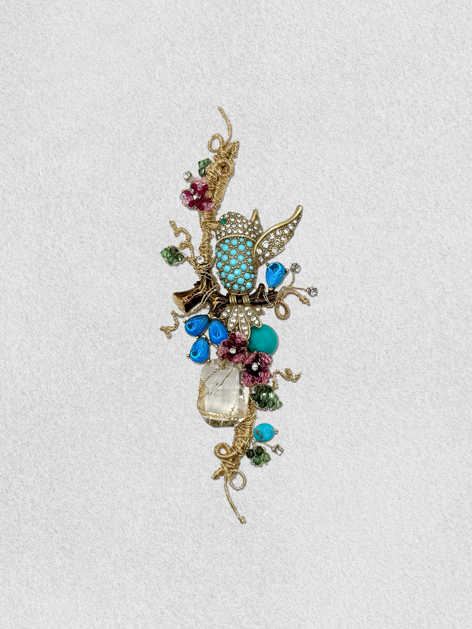 Men's Lapel Pin - Ballad of the Cherry Blossoms