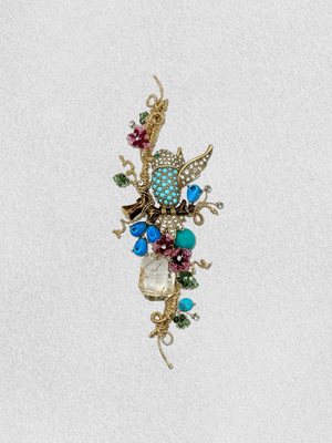 Men's Lapel Pin - Ballad of the Cherry Blossoms