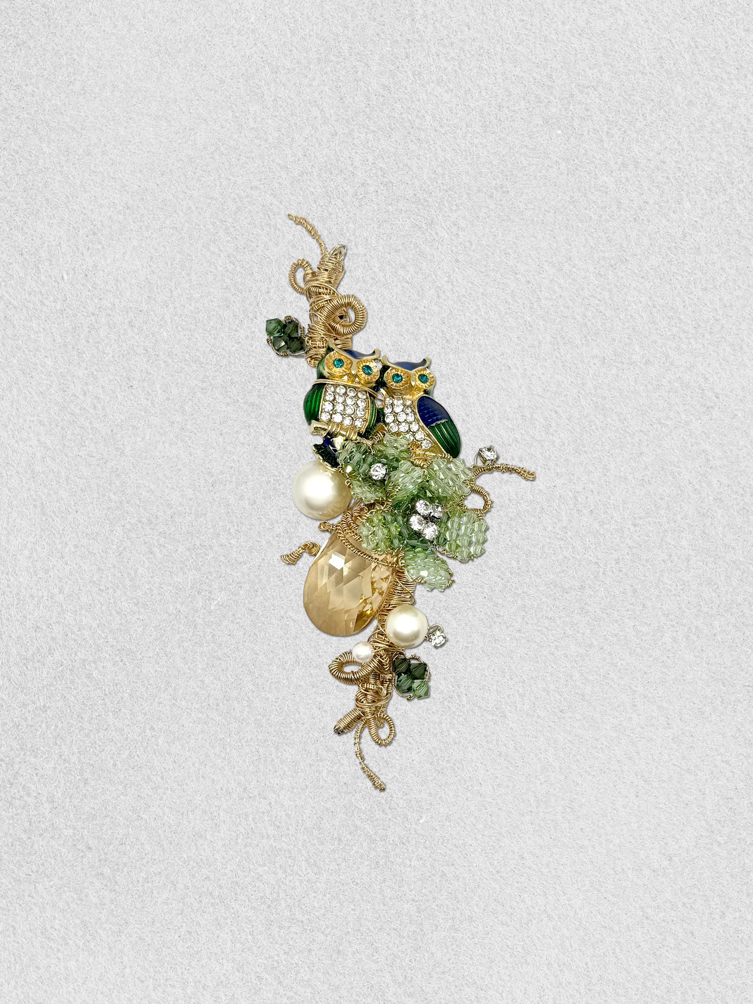 Men's Lapel Pin - Double the Hoot (Mini)