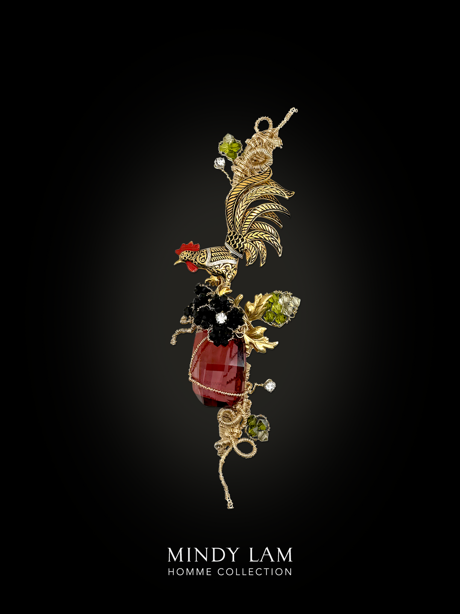 Men's Lapel Pin - Early Rooster Gets the Worm