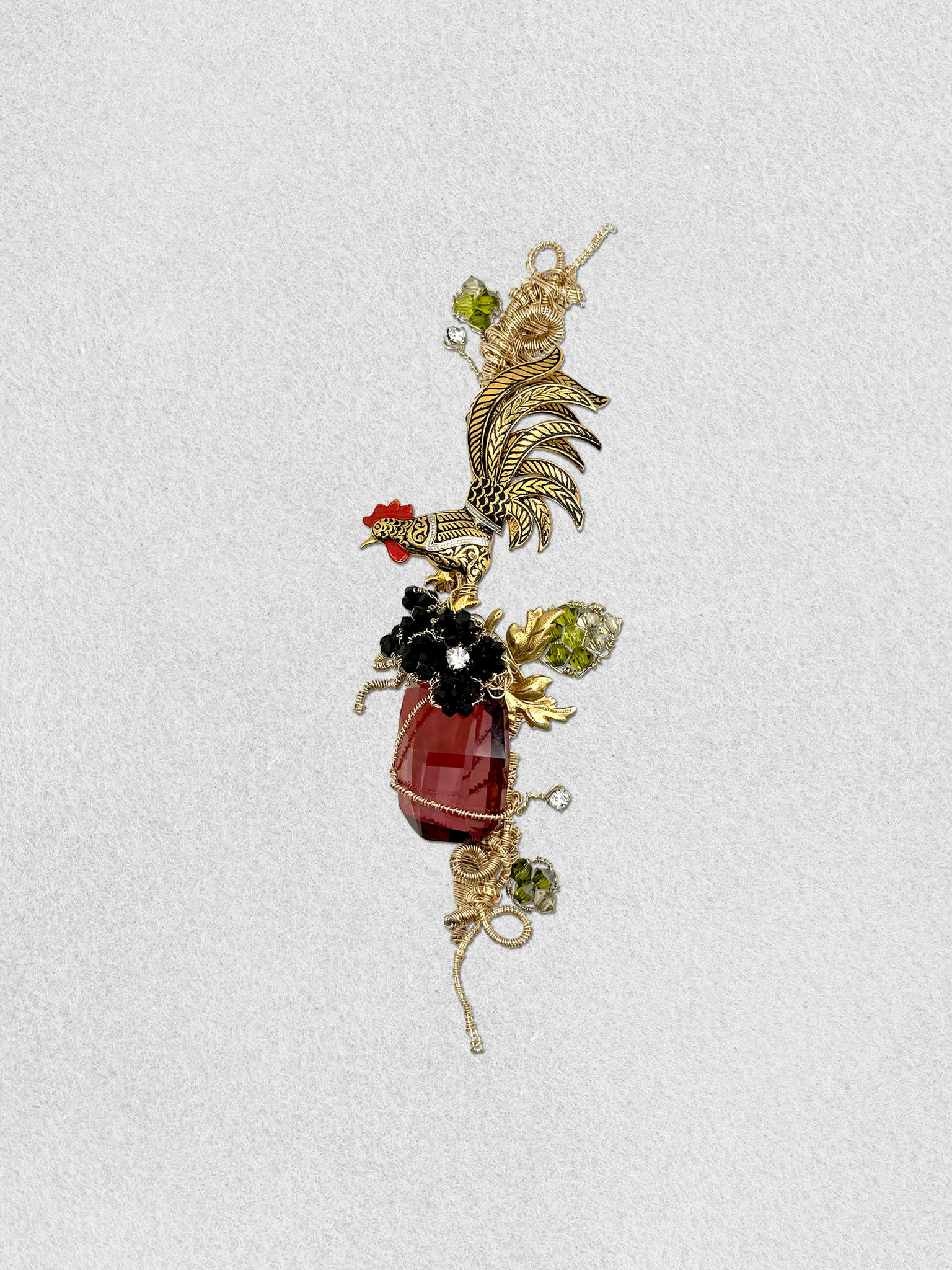 Men's Lapel Pin - Early Rooster Gets the Worm