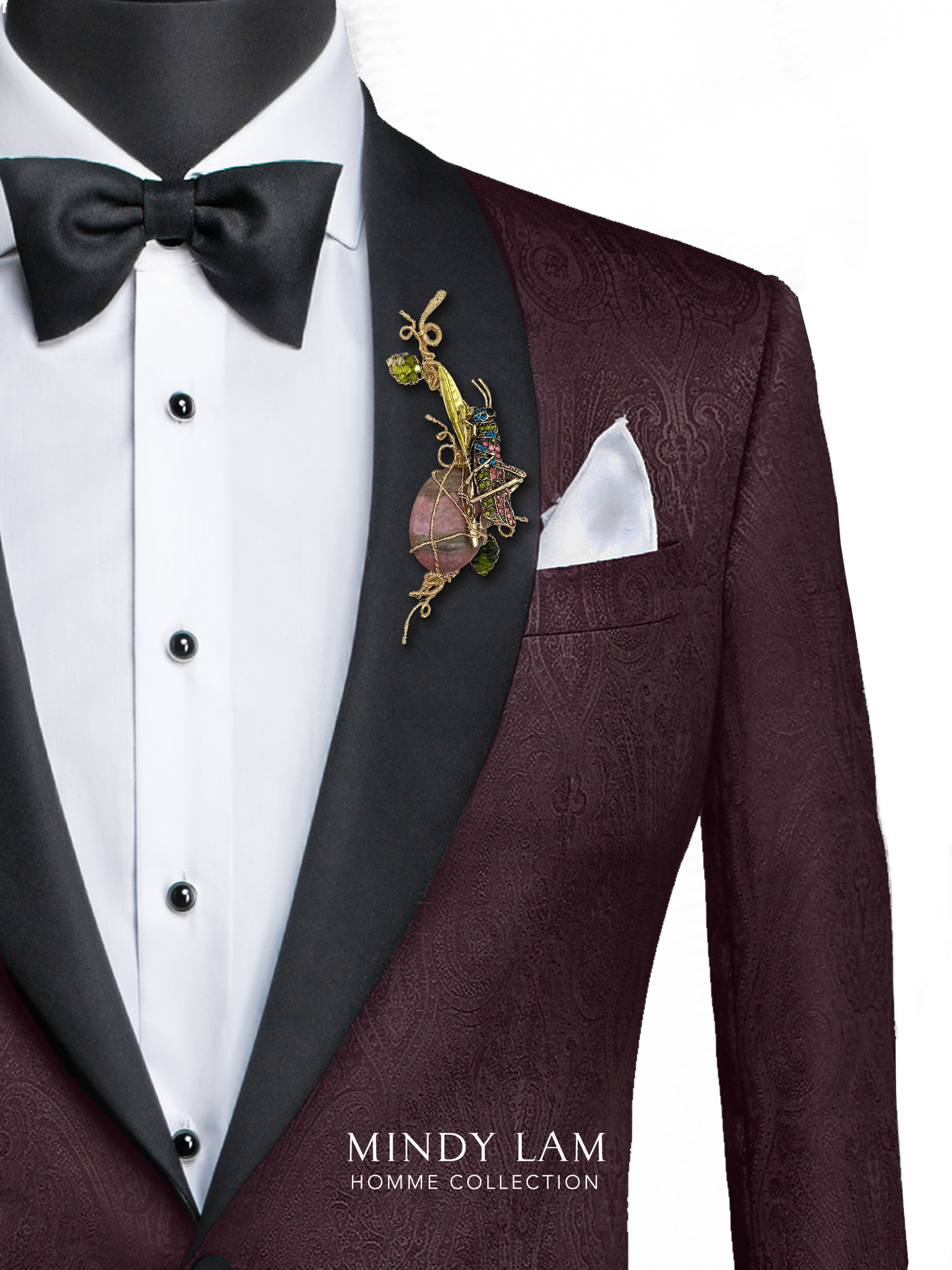 Men's Lapel Pin - Hopper of Luck